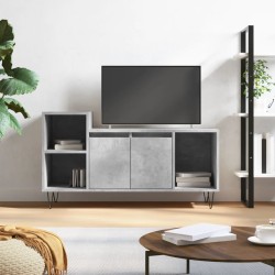 vidaXL Mobile per TV Grigio Cemento 100x35x55 cm Legno Multistrato
