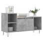 vidaXL Mobile per TV Grigio Cemento 100x35x55 cm Legno Multistrato vidaXL Mobile per TV Grigio Cemento 100x35x55 cm Legno Multistrato