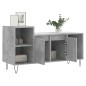 vidaXL Mobile per TV Grigio Cemento 100x35x55 cm Legno Multistrato vidaXL Mobile per TV Grigio Cemento 100x35x55 cm Legno Multistrato