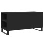 vidaXL Tavolino da Salotto Nero 102x44,5x50 cm in Legno Multistrato vidaXL Tavolino da Salotto Nero 102x44,5x50 cm in Legno Multistrato