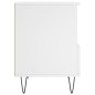 vidaXL Comodini 2pz Bianchi 40x35x50 cm in Legno Multistrato vidaXL Comodini 2pz Bianchi 40x35x50 cm in Legno Multistrato