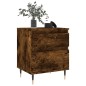 vidaXL Comodini 2pz Rovere Fumo 40x35x50 cm in Legno Multistrato vidaXL Comodini 2pz Rovere Fumo 40x35x50 cm in Legno Multistrato