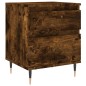 vidaXL Comodini 2pz Rovere Fumo 40x35x50 cm in Legno Multistrato vidaXL Comodini 2pz Rovere Fumo 40x35x50 cm in Legno Multistrato