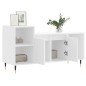 vidaXL Mobile Porta TV Bianco 100x35x55 cm in Legno Multistrato vidaXL Mobile Porta TV Bianco 100x35x55 cm in Legno Multistrato