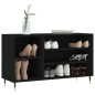 vidaXL Scarpiera Nera 102x36x60 cm in Legno Multistrato vidaXL Scarpiera Nera 102x36x60 cm in Legno Multistrato