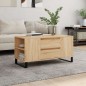 vidaXL Tavolino Salotto Rovere Sonoma 102x44,5x50 cm Legno Multistrato vidaXL Tavolino Salotto Rovere Sonoma 102x44,5x50 cm Legno Multistrato