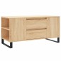 vidaXL Tavolino Salotto Rovere Sonoma 102x44,5x50 cm Legno Multistrato vidaXL Tavolino Salotto Rovere Sonoma 102x44,5x50 cm Legno Multistrato
