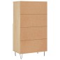 vidaXL Credenza Rovere Sonoma 60x36x110 cm in Legno Multistrato vidaXL Credenza Rovere Sonoma 60x36x110 cm in Legno Multistrato