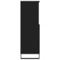 vidaXL Credenza Nera 60x36x110 cm in Legno Multistrato vidaXL Credenza Nera 60x36x110 cm in Legno Multistrato