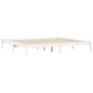 vidaXL Giroletto Bianco 200x200 cm in Legno Massello di Pino vidaXL Giroletto Bianco 200x200 cm in Legno Massello di Pino