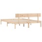 vidaXL Giroletto 160x200 cm in Legno Massello di Pino vidaXL Giroletto 160x200 cm in Legno Massello di Pino