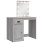 vidaXL Toeletta con Luci LED Grigio Sonoma 90x42x132,5 cm vidaXL Toeletta con Luci LED Grigio Sonoma 90x42x132,5 cm