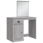 vidaXL Toeletta con Luci LED Grigio Sonoma 90x42x132,5 cm vidaXL Toeletta con Luci LED Grigio Sonoma 90x42x132,5 cm