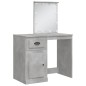 vidaXL Toeletta con Luci LED Grigio Cemento 90x42x132,5 cm