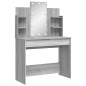 vidaXL Toeletta con Luci LED Grigio Sonoma 96x40x142 cm vidaXL Toeletta con Luci LED Grigio Sonoma 96x40x142 cm