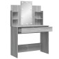 vidaXL Toeletta con Luci LED Grigio Sonoma 96x40x142 cm vidaXL Toeletta con Luci LED Grigio Sonoma 96x40x142 cm