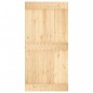 vidaXL Porta Scorrevole con Set Hardware 100x210cm Legno Massello Pino vidaXL Porta Scorrevole con Set Hardware 100x210cm Legno Massello Pino