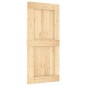 vidaXL Porta Scorrevole con Set Hardware 95x210 cm Legno Massello Pino vidaXL Porta Scorrevole con Set Hardware 95x210 cm Legno Massello Pino