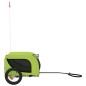 vidaXL Rimorchio da Bici per Cani Verde e Nero Tessuto Oxford e Ferro vidaXL Rimorchio da Bici per Cani Verde e Nero Tessuto Oxford e Ferro