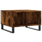 vidaXL Tavolino da Salotto Rovere Fumo 60x50x36,5 cm Legno Multistrato