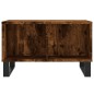 vidaXL Tavolino da Salotto Rovere Fumo 60x50x36,5 cm Legno Multistrato
