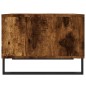 vidaXL Tavolino da Salotto Rovere Fumo 60x50x36,5 cm Legno Multistrato