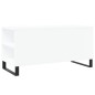 vidaXL Tavolino da Salotto Bianco 102x44,5x50 cm in Legno Multistrato vidaXL Tavolino da Salotto Bianco 102x44,5x50 cm in Legno Multistrato