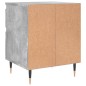 vidaXL Comodino Grigio Cemento 40x35x50 cm in Legno Multistrato vidaXL Comodino Grigio Cemento 40x35x50 cm in Legno Multistrato