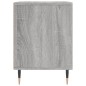 vidaXL Comodino Grigio Sonoma 40x35x50 cm in Legno Multistrato