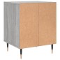 vidaXL Comodino Grigio Sonoma 40x35x50 cm in Legno Multistrato