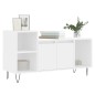 vidaXL Mobile Porta TV Bianco 100x35x55 cm in Legno Multistrato vidaXL Mobile Porta TV Bianco 100x35x55 cm in Legno Multistrato