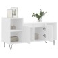 vidaXL Mobile Porta TV Bianco 100x35x55 cm in Legno Multistrato vidaXL Mobile Porta TV Bianco 100x35x55 cm in Legno Multistrato