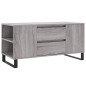 vidaXL Tavolino Salotto Grigio Sonoma 102x44,5x50 cm Legno Multistrato vidaXL Tavolino Salotto Grigio Sonoma 102x44,5x50 cm Legno Multistrato