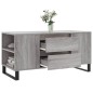 vidaXL Tavolino Salotto Grigio Sonoma 102x44,5x50 cm Legno Multistrato vidaXL Tavolino Salotto Grigio Sonoma 102x44,5x50 cm Legno Multistrato