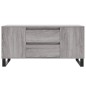 vidaXL Tavolino Salotto Grigio Sonoma 102x44,5x50 cm Legno Multistrato vidaXL Tavolino Salotto Grigio Sonoma 102x44,5x50 cm Legno Multistrato