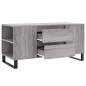 vidaXL Tavolino Salotto Grigio Sonoma 102x44,5x50 cm Legno Multistrato vidaXL Tavolino Salotto Grigio Sonoma 102x44,5x50 cm Legno Multistrato
