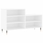 vidaXL Scarpiera Bianca 102x36x60 cm in Legno Multistrato
