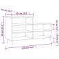 vidaXL Scarpiera Bianco Lucido 102x36x60 cm in Legno Multistrato vidaXL Scarpiera Bianco Lucido 102x36x60 cm in Legno Multistrato