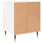 vidaXL Comodino Bianco Lucido 40x35x50 cm in Legno Multistrato vidaXL Comodino Bianco Lucido 40x35x50 cm in Legno Multistrato