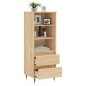 vidaXL Credenza Rovere Sonoma 40x36x110 cm in Legno Multistrato vidaXL Credenza Rovere Sonoma 40x36x110 cm in Legno Multistrato