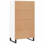 vidaXl Credenza Alta Bianca 60x36x110 cm in Legno Multistrato vidaXl Credenza Alta Bianca 60x36x110 cm in Legno Multistrato