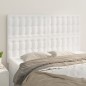vidaXL Testiere 4 pz Bianche 72x5x78/88 cm in Similpelle