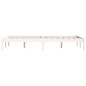 vidaXL Giroletto Bianco 150x200cm Legno Massello di Pino 5FT King vidaXL Giroletto Bianco 150x200cm Legno Massello di Pino 5FT King