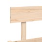 vidaXL Giroletto 140x200 cm in Legno Massello di Pino vidaXL Giroletto 140x200 cm in Legno Massello di Pino