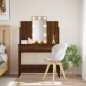 vidaXL Toeletta con Luci LED Rovere Marrone 96x40x142 cm vidaXL Toeletta con Luci LED Rovere Marrone 96x40x142 cm