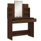 vidaXL Toeletta con Luci LED Rovere Marrone 96x40x142 cm vidaXL Toeletta con Luci LED Rovere Marrone 96x40x142 cm