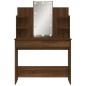 vidaXL Toeletta con Luci LED Rovere Marrone 96x40x142 cm vidaXL Toeletta con Luci LED Rovere Marrone 96x40x142 cm