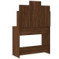vidaXL Toeletta con Luci LED Rovere Marrone 96x40x142 cm vidaXL Toeletta con Luci LED Rovere Marrone 96x40x142 cm
