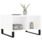 vidaXL Tavolino da Salotto Bianco 60x50x36,5 cm in Legno Multistrato