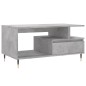 vidaXL Tavolino Salotto Grigio Cemento 90x49x45 cm Legno Multistrato